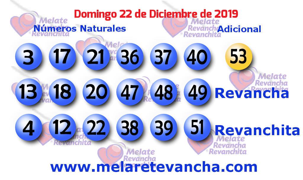 Resultado Melate Revancha Y Revanchita Del Domingo 22 De
